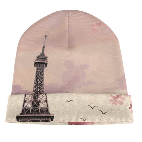 Gorro de invierno cálido para el frío contra el viento elástico 4