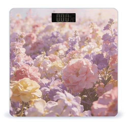 Báscula digital de baño con pantalla LED clara miniatura 1