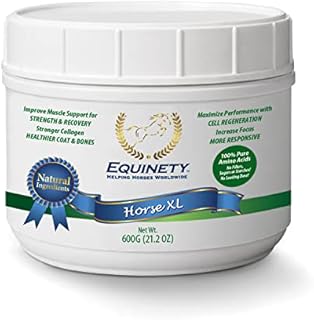 Horse XL - 100% Natural Horse Supplement Powder with 8 Essential Amino Acids to Help Promote Cellular Repair - No Soy, Sugar, and Fillers Horse Hoof Support, Horse Joint Support, and Gut Support