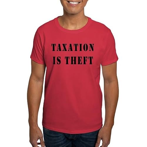 CafePress Taxation is Thef T Shirt Men's Traditional Fit Casual T-Shirt Red