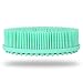 Cherish tea 1 Pcs Silicone Bath & Shower Loofah Massaging Shampoo Brush for Face and Body Beauty Care Scrub Skin Exfoliation (Coral green)