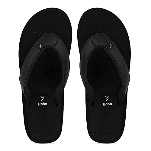Image of YOHO ArchFlex orthopedic slippers for men | Arch support for pain relief | Soft, Anti-Skid, lightweight | comfortable padded straps flip flops for Everyday