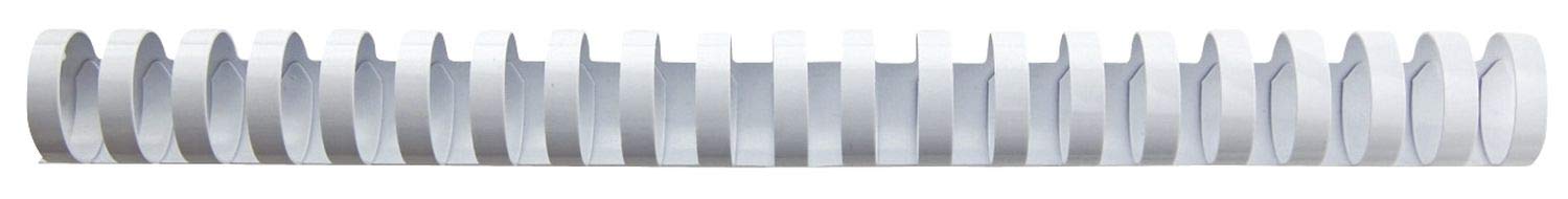 GBC Peignes de reliure CombBind, format A4, 19 mm, blanc, vous recevrez 1 paquet de 100