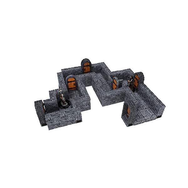 Warlock Fliesen Erweiterungsset 2,5 cm Dungeon Straight Walls