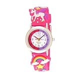 Ravel Girl's Pink Unicorn Time Teacher Watch