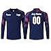 Quick-Dry Breathable Goalie Shirt with for All Ages - Custom Goalkeeper Jersey - Adults/Kids/Teens (Navy blue)