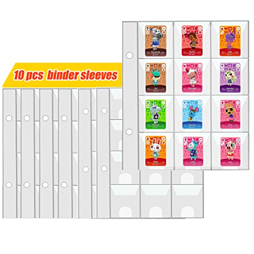 120 Pockets Extra Expansion Binder Sleeves for Animal Crossing Mini