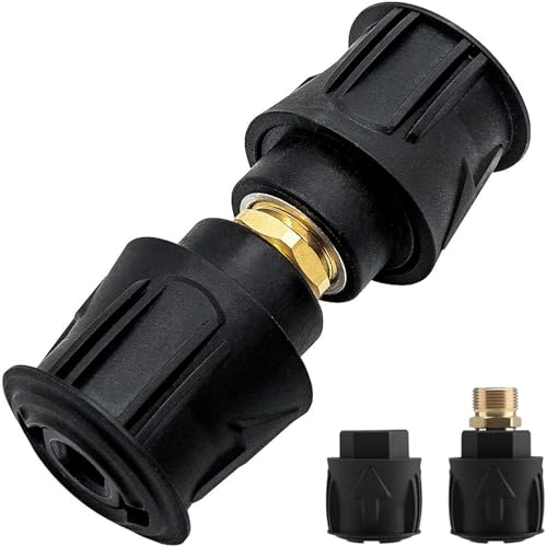YUEHNEOM Hochdruck-Schnellbefestigung für Karcher Schlauchverbinder Pistole und Power Washer M22 14mm Quick Connect Adapter Release Adapter für Karcher K2 K3 K4 K5 K6 K7 Buchsen YUEHNEOM Hochdruck-Schnellbefestigung für Karcher Schlauchverbinder Pistole und Power Washer M22 14mm Quick Connect Adapter Release Adapter für Karcher K2 K3 K4 K5 K6 K7 Buchsen
