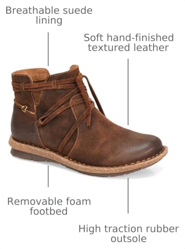 Image of BORN Women's Tarkiln Boot, Brown (Glazed Ginger) - 9 US