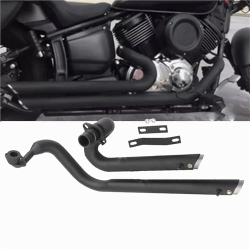 Tuyaux d'échappement moto XVS650 XVS400 silencieux Dragstar 650