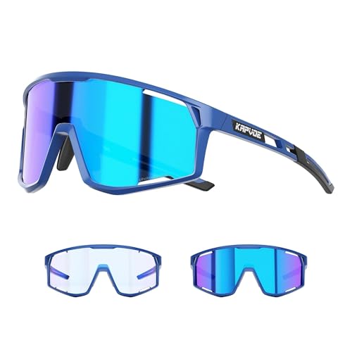 Lunette vélo photochromique KAPVOE protection UV400 et monture TR90 flexible