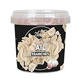 Ail en tranches 60 g - 100% naturel, obtenu à partir d'ail séché avec délicatesse, sans ajout d'additifs et adapté aux régimes végétaliens