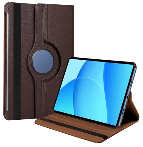 Image of TGK 360 Rotatable Smart Flip Cover for OnePlus Pad Lite 11 inch Tablet Case, Oppo Pad SE 11 inch (Brown)