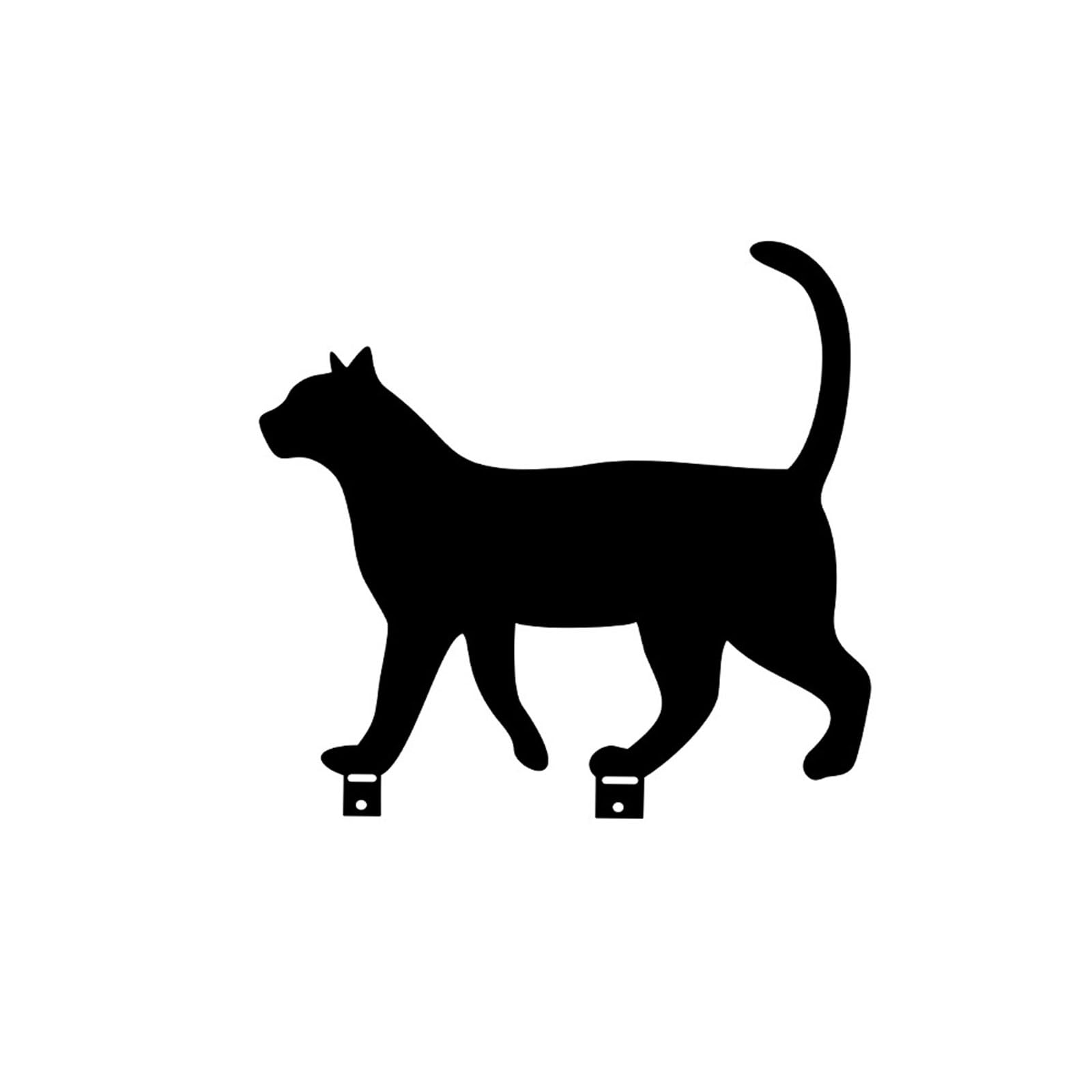 XuQiZZpp Metal Cat Garden Statues Decorative Garden Stakes Garden Outdoor Statues Animal Stakes for Yard Decors Ornaments