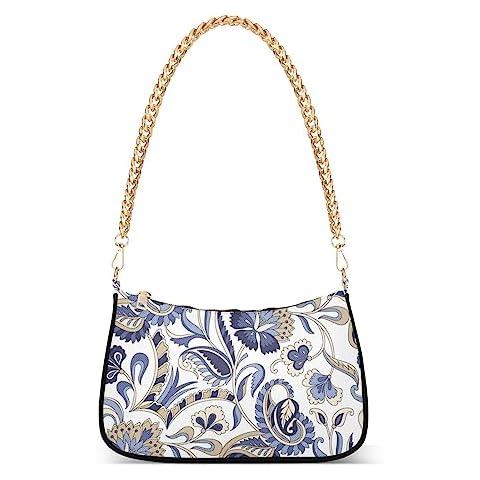 Sac à main bleu cachemire linqin Cover