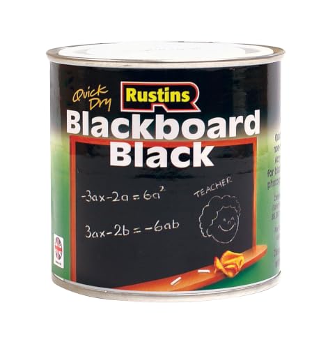 Rustins Blackboard Black Paint 250ml