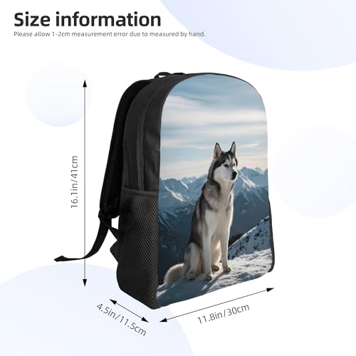 Travel Backpack for Women & Men Husky Snow Mountain Lightweight, Large Capacity Backpack For Adult 16 Inch4