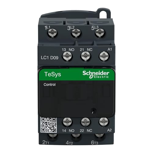 Schneider Electric TeSys D contactor - 3P(3 NO) - AC-3 - = 440 V 9 A - 120 V AC coil