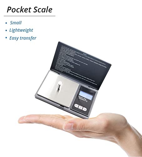 Gram Scale Electronic Digital Pocket Scale,500G By 0.1G,Digital Grams Scale, Food Scale, Jewelry Scale Black, Kitchen Scale 500G Min Lcd #TOP1