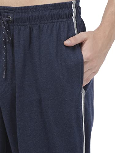 Image of Jockey 9500 Men's Super Combed Cotton Rich Regular Fit Mid Rise Trackpants with Side Pockets