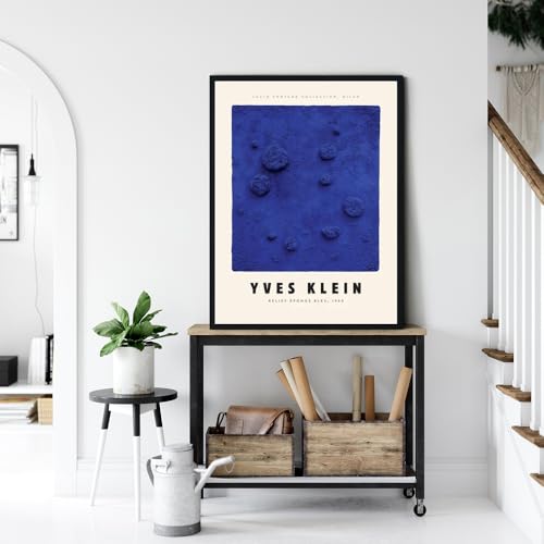 Affiche d'exposition Yves Klein art mural 40x60cm impression sur toile - 2