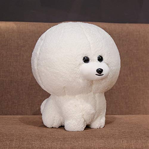 NOBRAND Plush Toys Cute Cartoon Dogs Pillows Girlfriend Birthday Gifts Stuffed Toys Vivid Fashion Pillow Creative Decoration Cushion Bed, Lap, Sofa (Color : White, Size : 30cm)