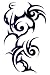 Large Tapped Out Tribal Design Temporary Tattoos / Set of 3