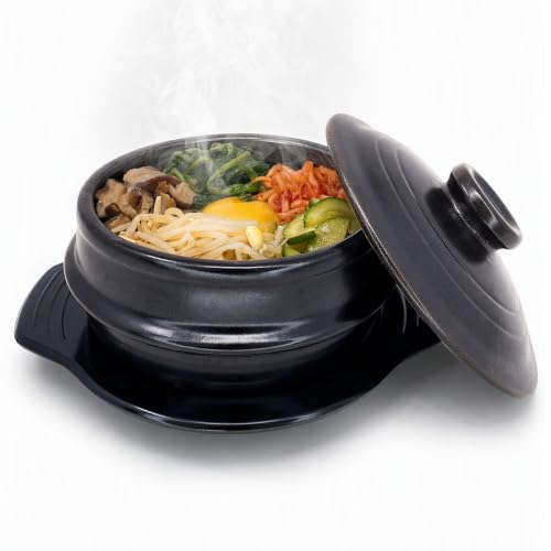 JOVELY Korean Stone Bowl Ttukbaegi