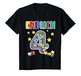 Kinder 4 Jahre Geburtstag Bagger Polizei Design