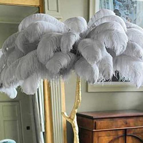 JYCCH Floor Light Ostrich Feather Floor Lamp, Wine Red Nordic Luxury Home Indoor Lighting Resin Standing Lamps, Living Room Tall Tree Lamp, 35 Feathers Standing Reading Lamp, H:1.7m (Pink) (Grey) JYCCH Floor Light Ostrich Feather Floor Lamp, Wine Red Nordic Luxury Home Indoor Lighting Resin Standing Lamps, Living Room Tall Tree Lamp, 35 Feathers Standing Reading Lamp, H:1.7m (Pink) (Grey)