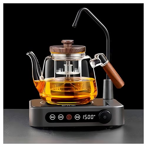 Quxxuol �d�C�Z���~�b�N�e�B�[�X�g�[�u �e�B�[���[�J�[ �d�C�e�B�[�P�g�� 110V ���^ ������@�\�t�� �^�C�}�[�\ ���C�ɓ���̂����🹂�邽�� �ƒ��I�t�B�X�ł̎g�p�ɓK���Ă��܂� (�O���[,�V���O���F+F)