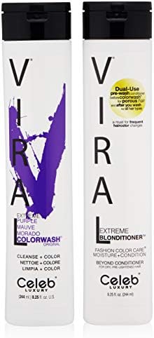 Celeb Luxury Viral Extreme Purple Colorwash and Blonditioner Gift Set