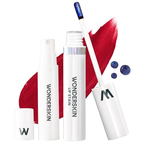 Wonderskin Wonder Blading All Day Lip Stain Peel Off Masque and Reveal Kit – Long Lasting, Waterproof Red Lip Tint, Transfer Proof Natural Makeup Stain Kit (Divine) Wonderskin Wonder Blading All Day Lip Stain Peel Off Masque and Reveal Kit – Long Lasting, Waterproof Red Lip Tint, Transfer Proof Natural Makeup Stain Kit (Divine)