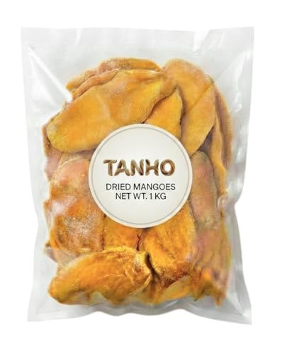 Dried Mango Sweetened 1kg Premium Vietnamese Mango Slices | Chewy Tropical Naturally Flavored Snack
