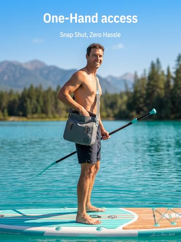 Image of niphean IPX7 Waterproof Fanny Pack, Magnetic One-Hand Closure Dry Bag