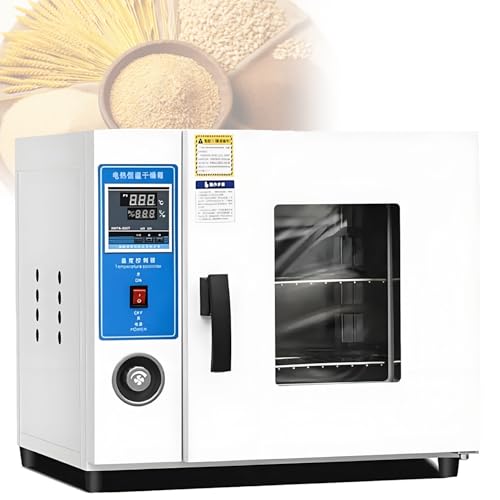Laboratory Drying Oven, Horizontal Electric Blast Drying Oven, Stainless Steel Lab Forced Air Convection Drying Oven, with Temperature Control, for Electronics, Agriculture, Machinery (40L)