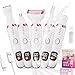 Lady Shaver for Women,Cordless 5 in 1 Electric Shaver for Women, Bikini Trimmer/Pubic Hair/Underarm Razor/Nose/Facial/Eyebrow Remover,Rechargeable Painless Razors Electric for Ladies