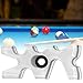 Transparent Acrylic Snooker, Cue Rack Moosehead Heads Screw On Bridge Billiards Clear For Accessory Nine Ball