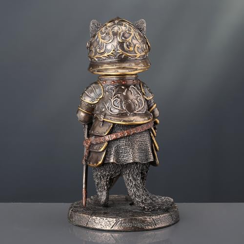 Figura Decorativa Sir Laveur Mapache 13 cm Bronce miniatura 4