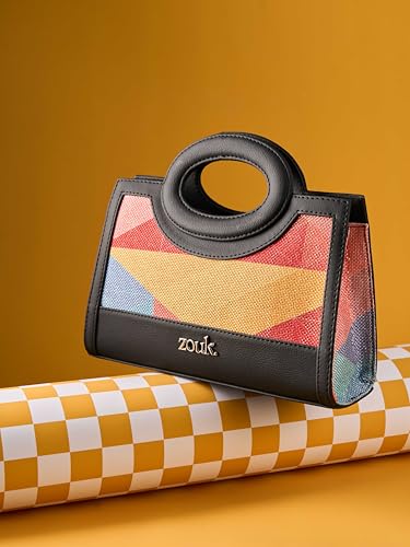 Image of ZOUK Zoe Sling Bag | Stylish Women's Crossbody Bags | Purse | Detachable Strap | Water-Resistant | Trendy Girls Side Bag | Compact & Chic