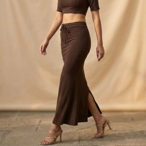 Image of Women's Saree Shapewear - Slim Fit Stretchable Petticoat for Sarees | Comfortable Waistband | Body Shaping Underskirt