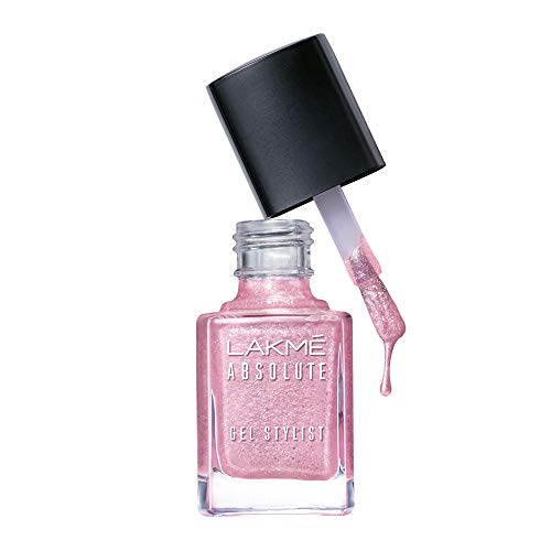 Image of Lakme Absolute Gel Stylist Nail Color, Pink Diamond, 12 ml