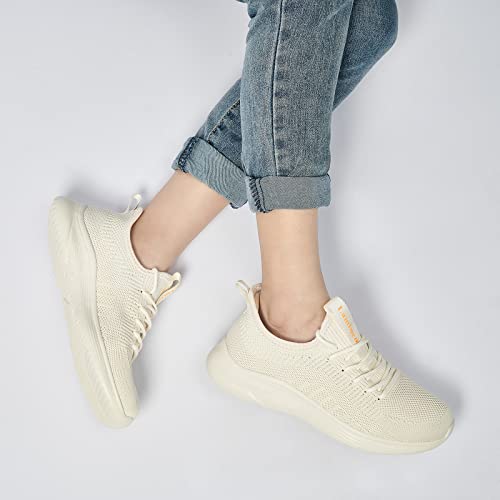 Image of Lamincoa Womens Slip On Walking Shoes Non Slip Casual Road Running Lightweight Mesh Fashion Sneakers for Gym Travel Workout