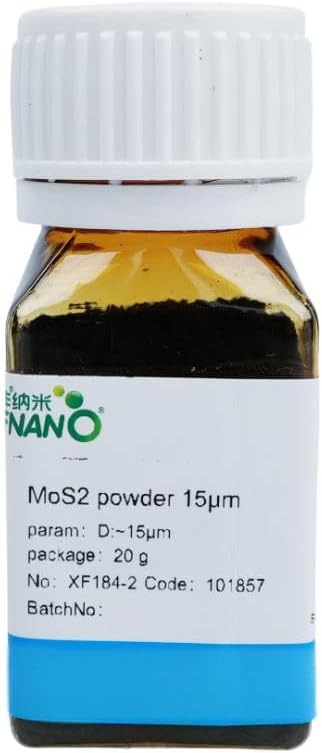 Molybdenum Disulfide Powder MoS2 Powder Purity 99.8% 15μm for Science Research-Same Day Priority Shipping(20 Grams)