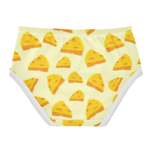 Cheese Yellow Toddler Girls's Underwear 2T 23031682