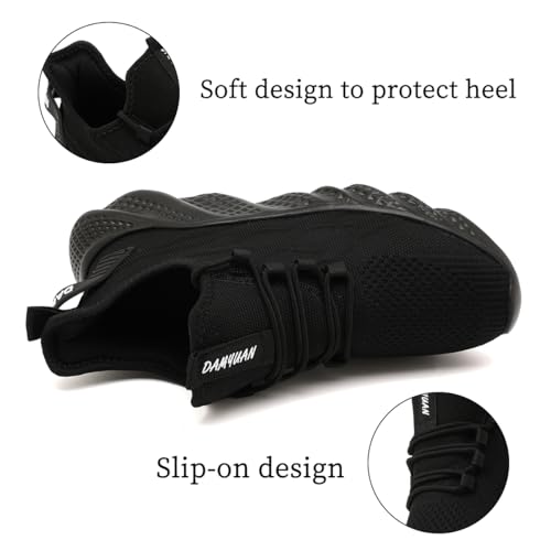 Image of DLWKIPV Womens Slip on Walking Tennis Shoes for Women Work Running Athletic Gym Sports Sneakers Lightweight Casual Shoe