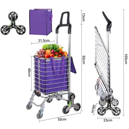 La Mejor Selección de Carrito de Mandado Plegable Top 5. 2 Carrito de Mandado Plegable marca ROWIDE (2)