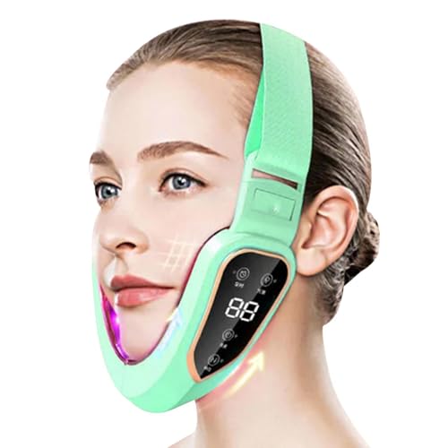 Herramienta De Masaje Facial,Herramienta Iluminadora Para Masajeador De Cara Con Correa Ajustable | Accesorios Faciales Instrumento De Belleza Para Adultos Formas Faciales Oblongues