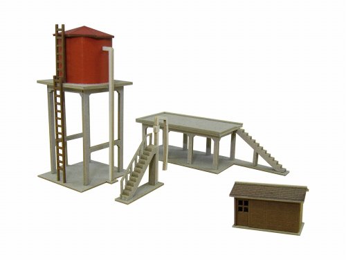 Château d'eau kit papier cadeau idéal passionné modélisme japon