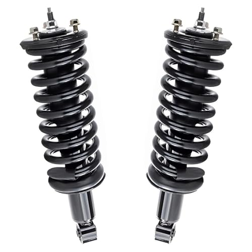 Image of Detroit Axle - 4WD Front Struts & Coil Spring Sway Bars + Rear Shock Absorbers Replacement for 2005-2019 Nissan Frontier 4.0L